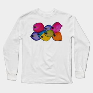 Colored Fishes Long Sleeve T-Shirt